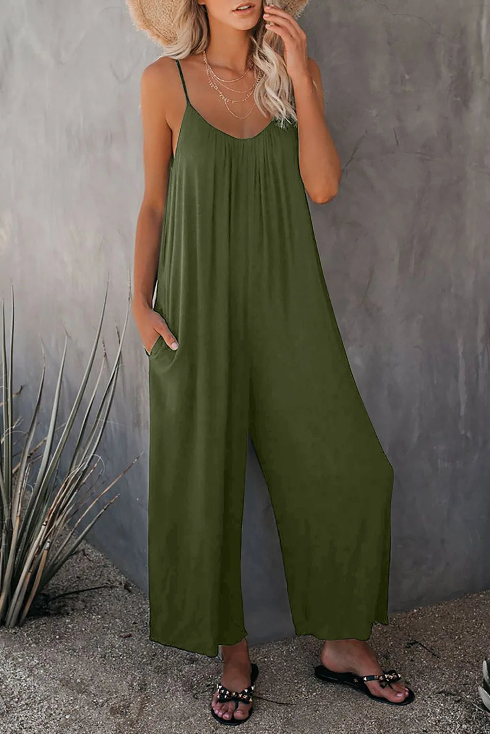 Suspender Pocket Jumpsuit