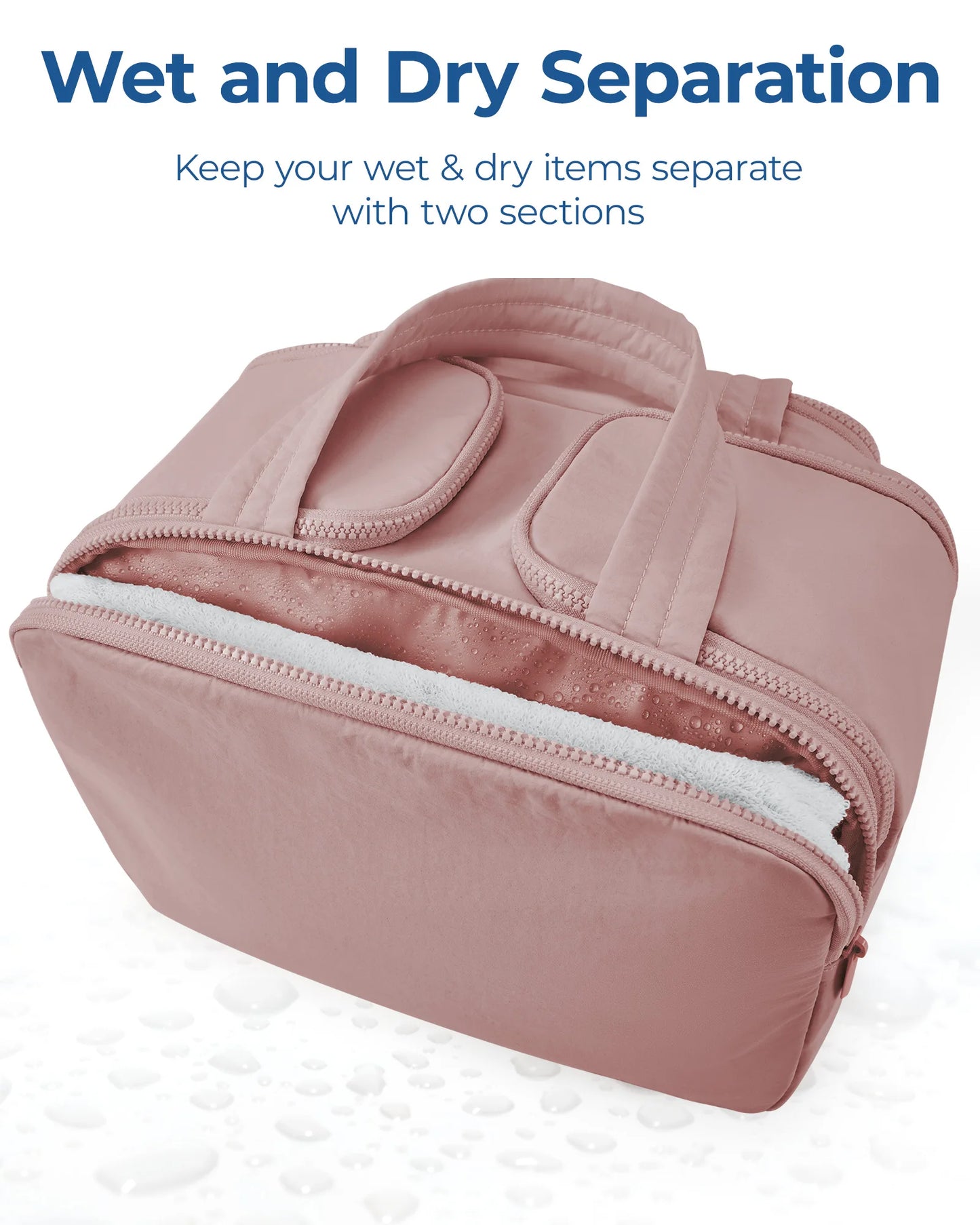Large Capacity Travel Toiletry Makeup Cosmetics Bag