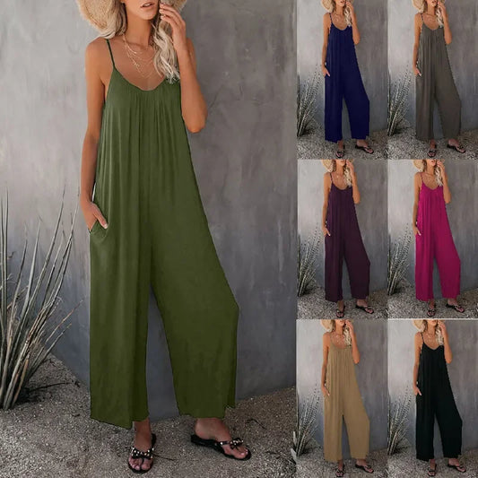 Suspender Pocket Jumpsuit