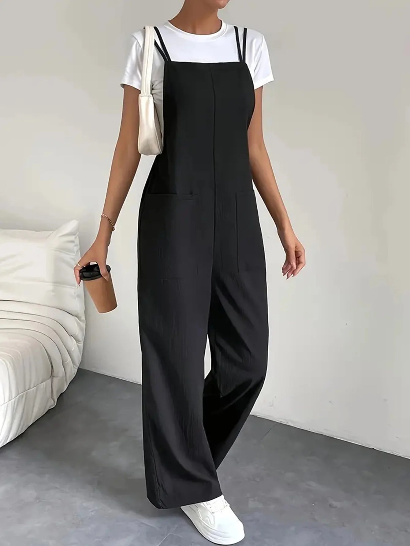 Jumpsuit Pants with Pockets