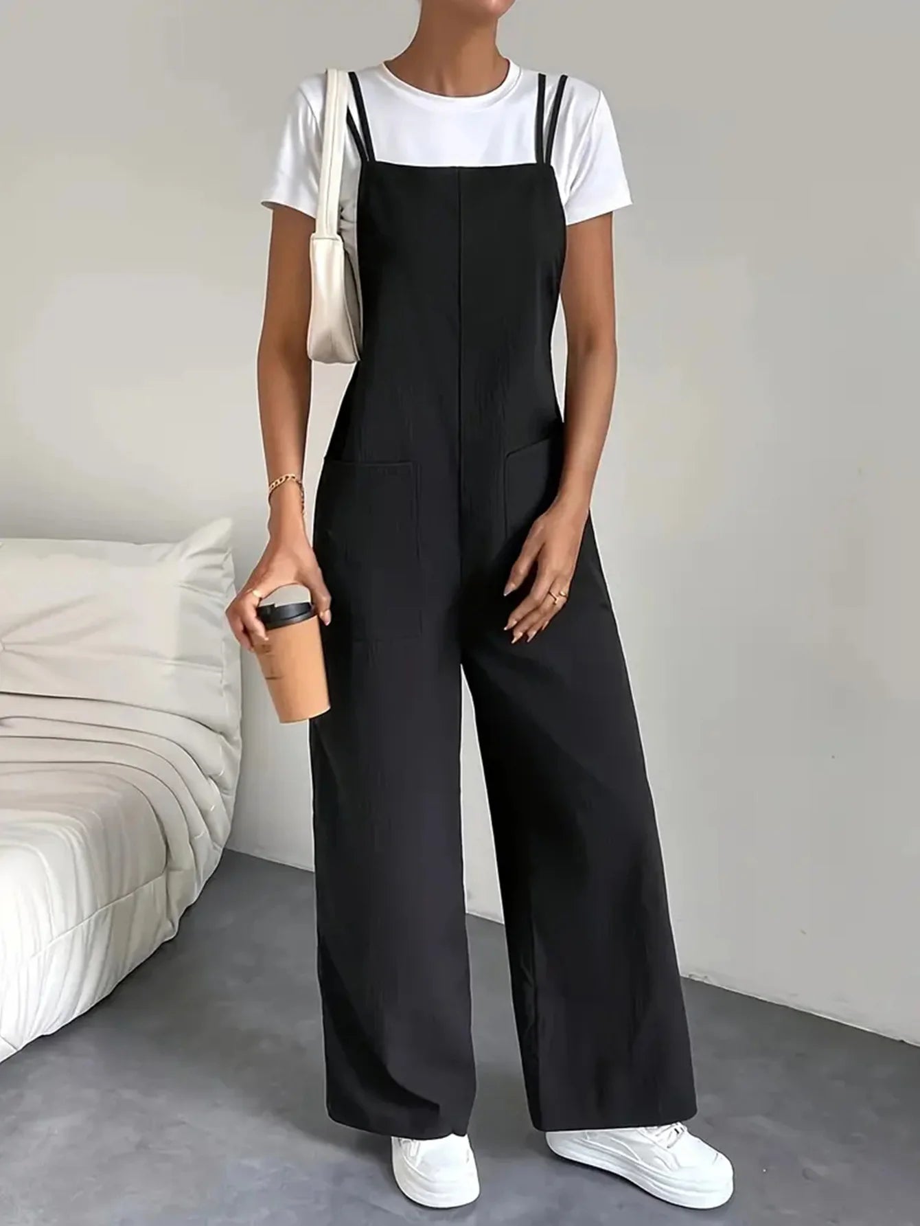 Jumpsuit Pants with Pockets