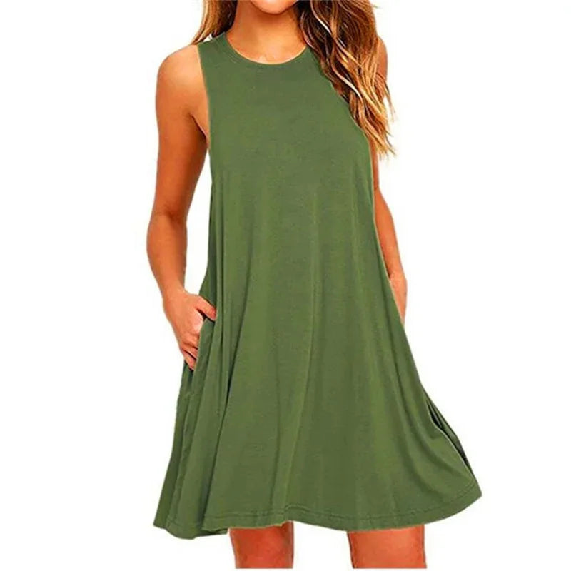 Summer Casual T Shirt Dresses