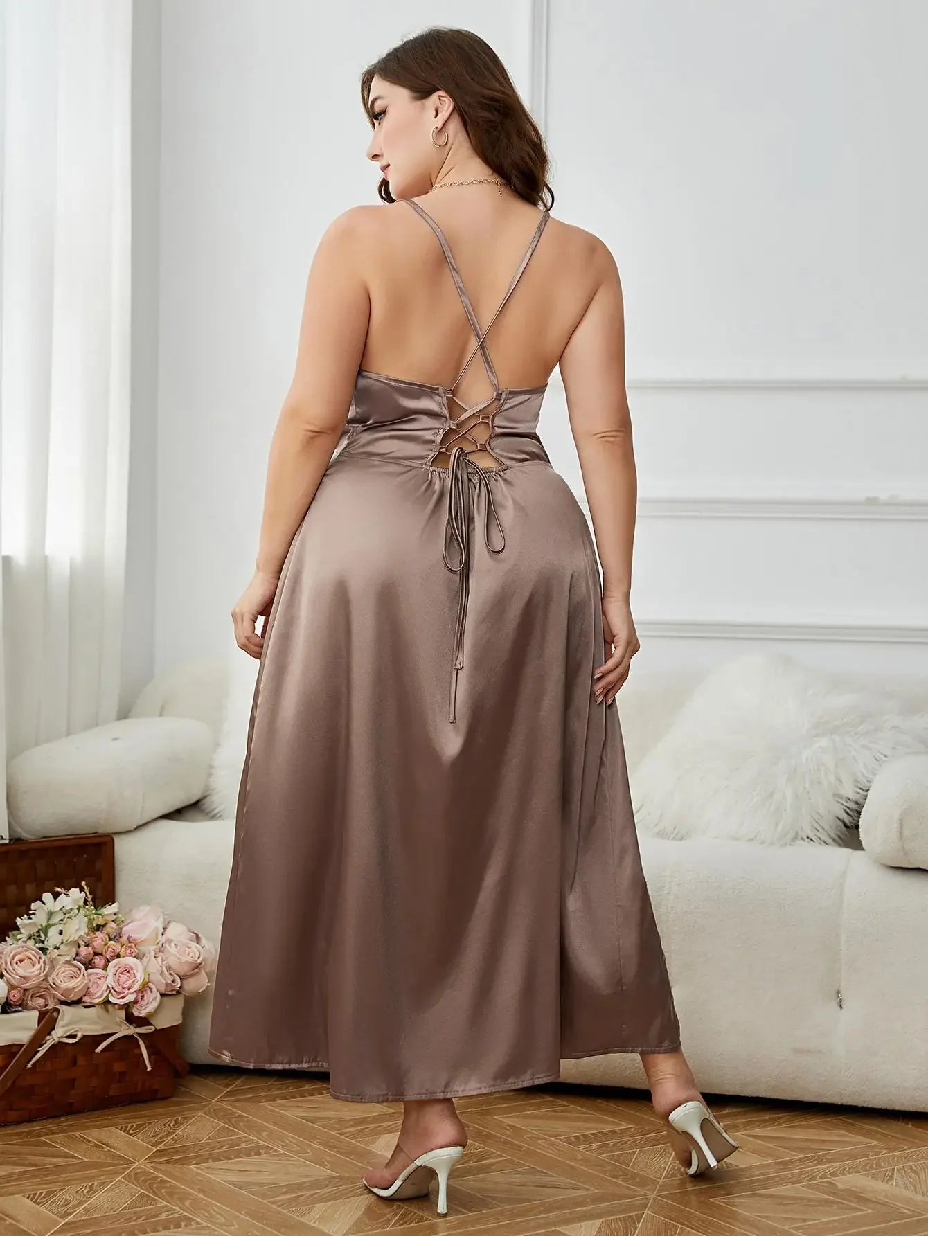 Backless Maxi Party Dress