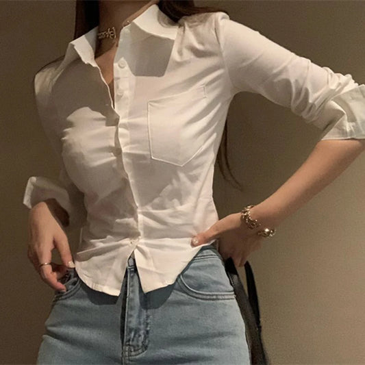Slim Casual Blouse