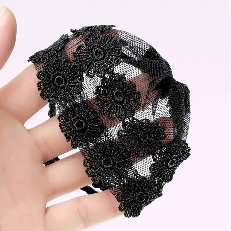 Anti-Skid Adjustable Flower Lace Heels Cover