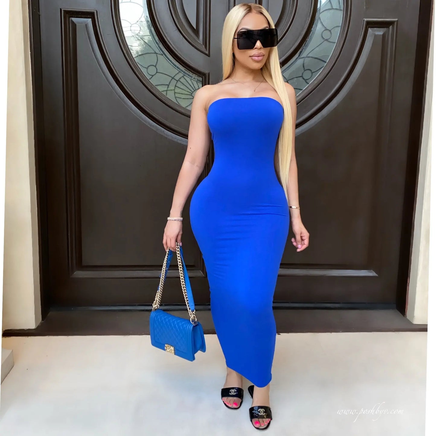 Summer Sleeveless Long Beach Dress