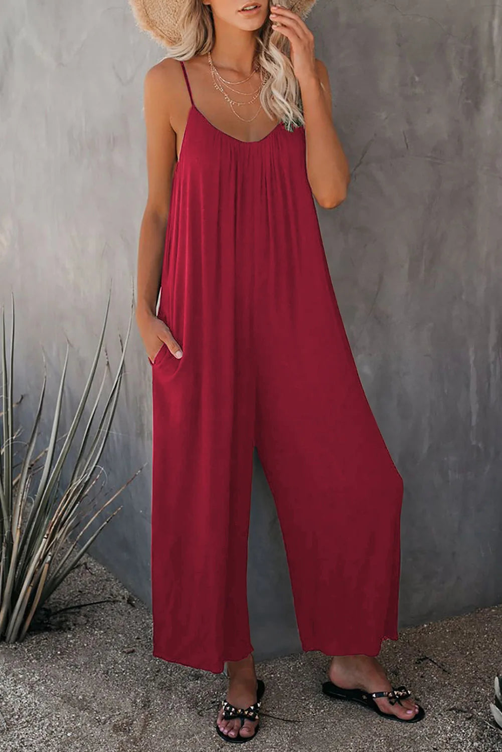 Suspender Pocket Jumpsuit