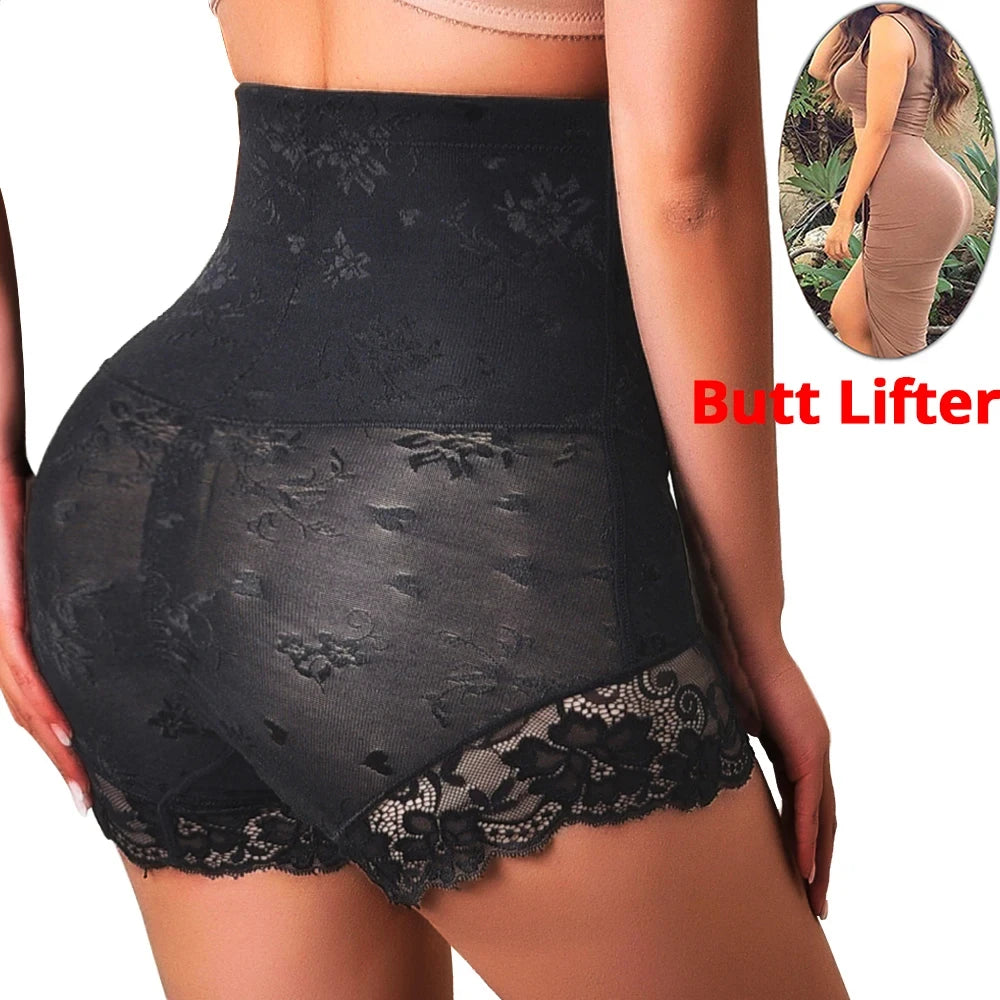 High Waist Trainer Body Shaper Panties with Zipper
