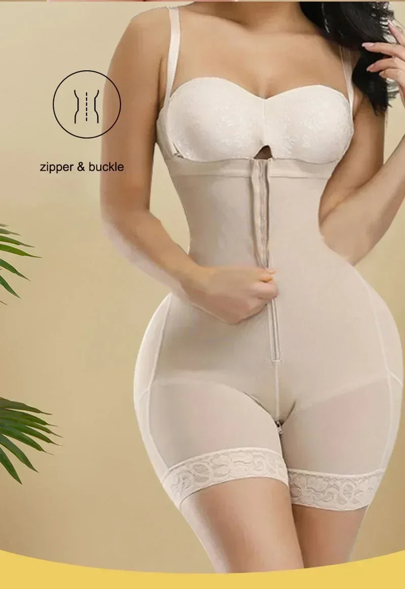 Colombian Full Body Shaper Butt Lifter Bodysuits Tummy Control Panties