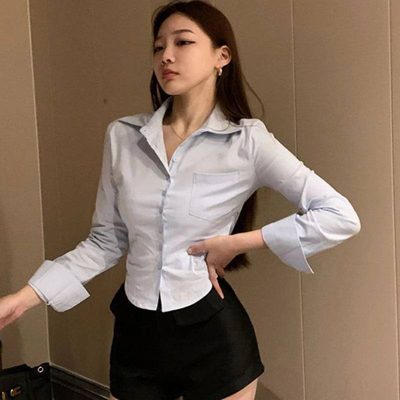 Slim Casual Blouse