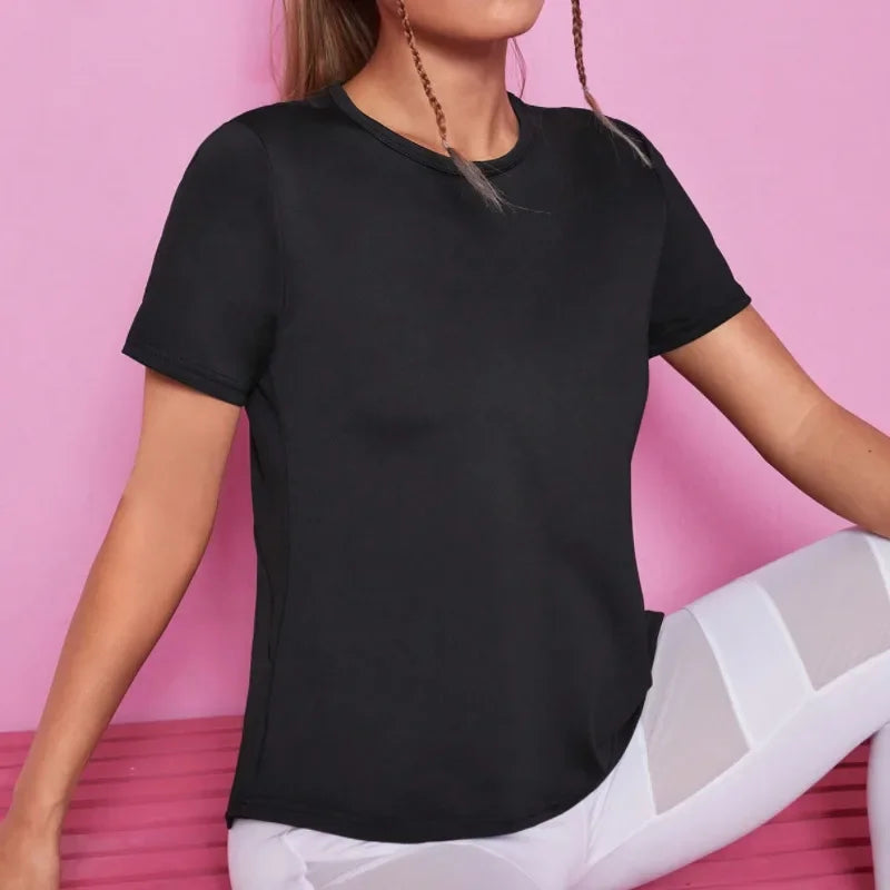 Seamless Yoga Fitness T-Shirt