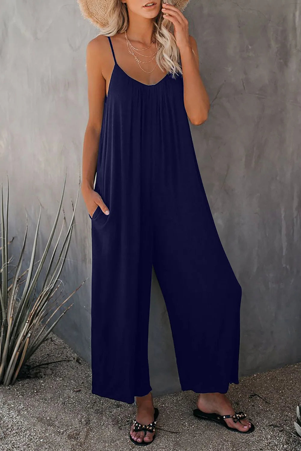 Suspender Pocket Jumpsuit