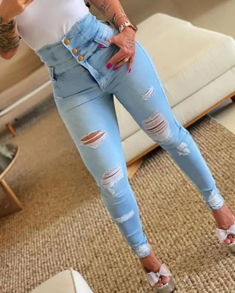 Pencil Pants Jeans Women