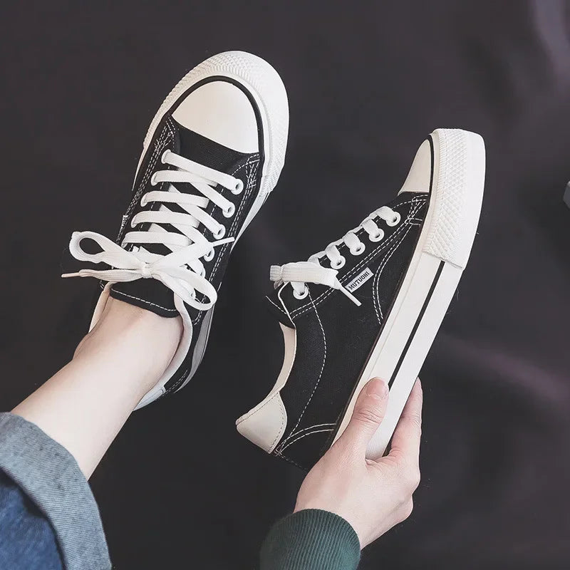 Low-Top Canvas Sneakers