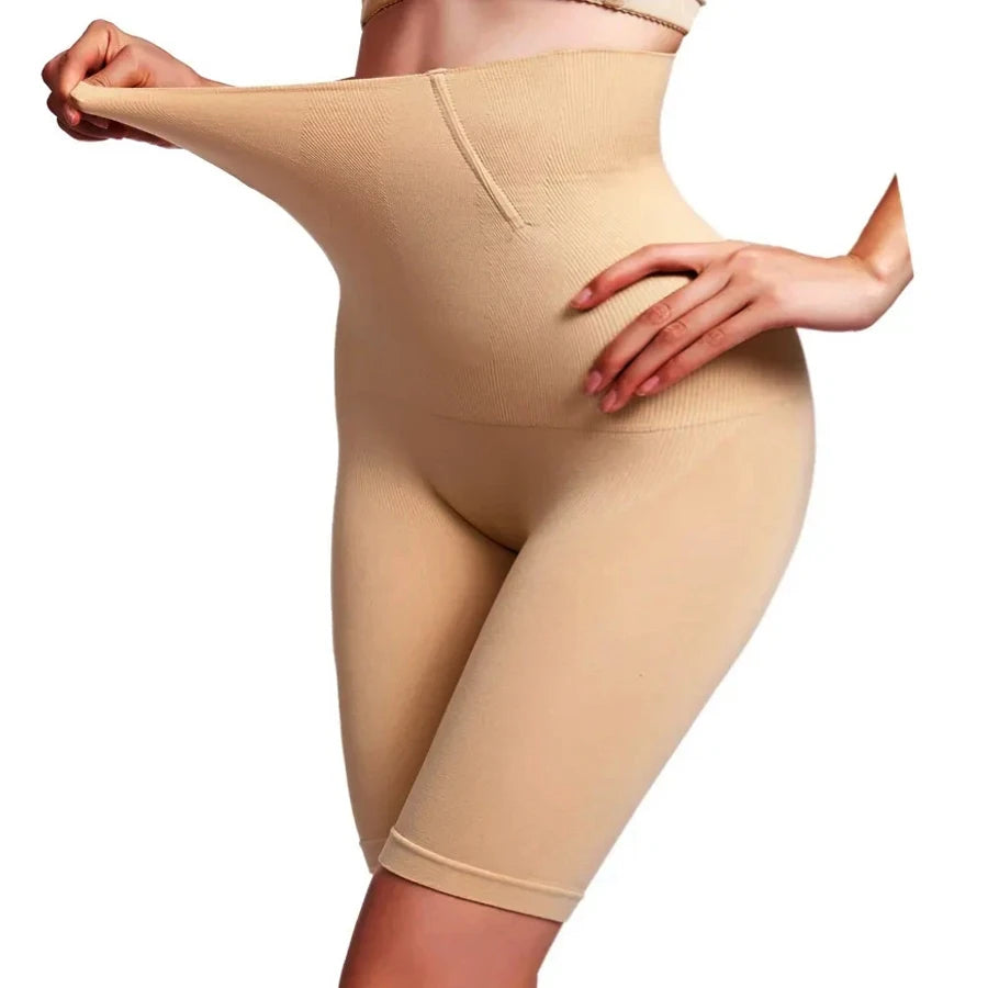 High Waist Flat Angle Shaper Buttocks Lifting Body Shaping Slimming Shorts Waist Trainer