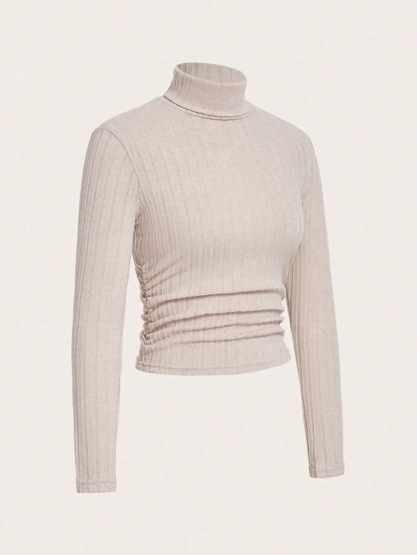 Stripe Slim Knit Shirt