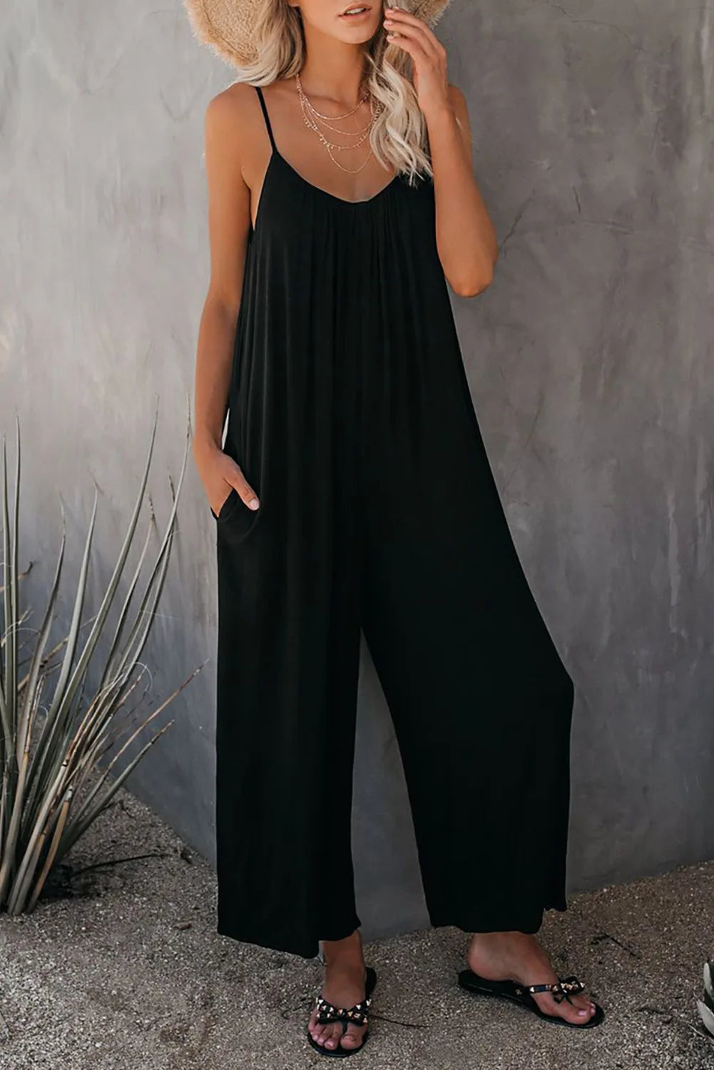 Suspender Pocket Jumpsuit