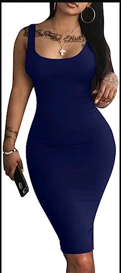 Sleeveless Midi Dress