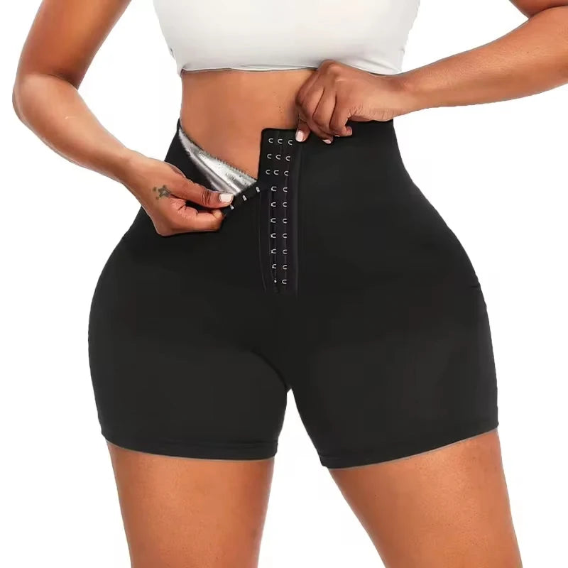 Sweat Sauna Body Shaper Shorts Weight Loss Slimming Shapewear