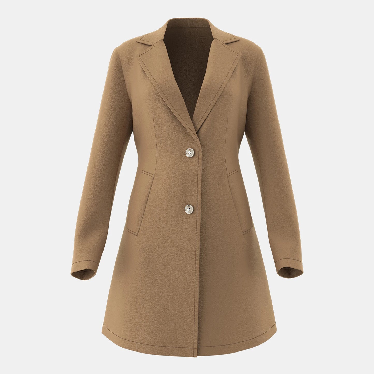 Winter Camel Casual Coat