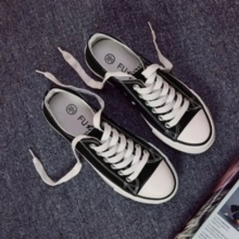 Low-Top Canvas Sneakers