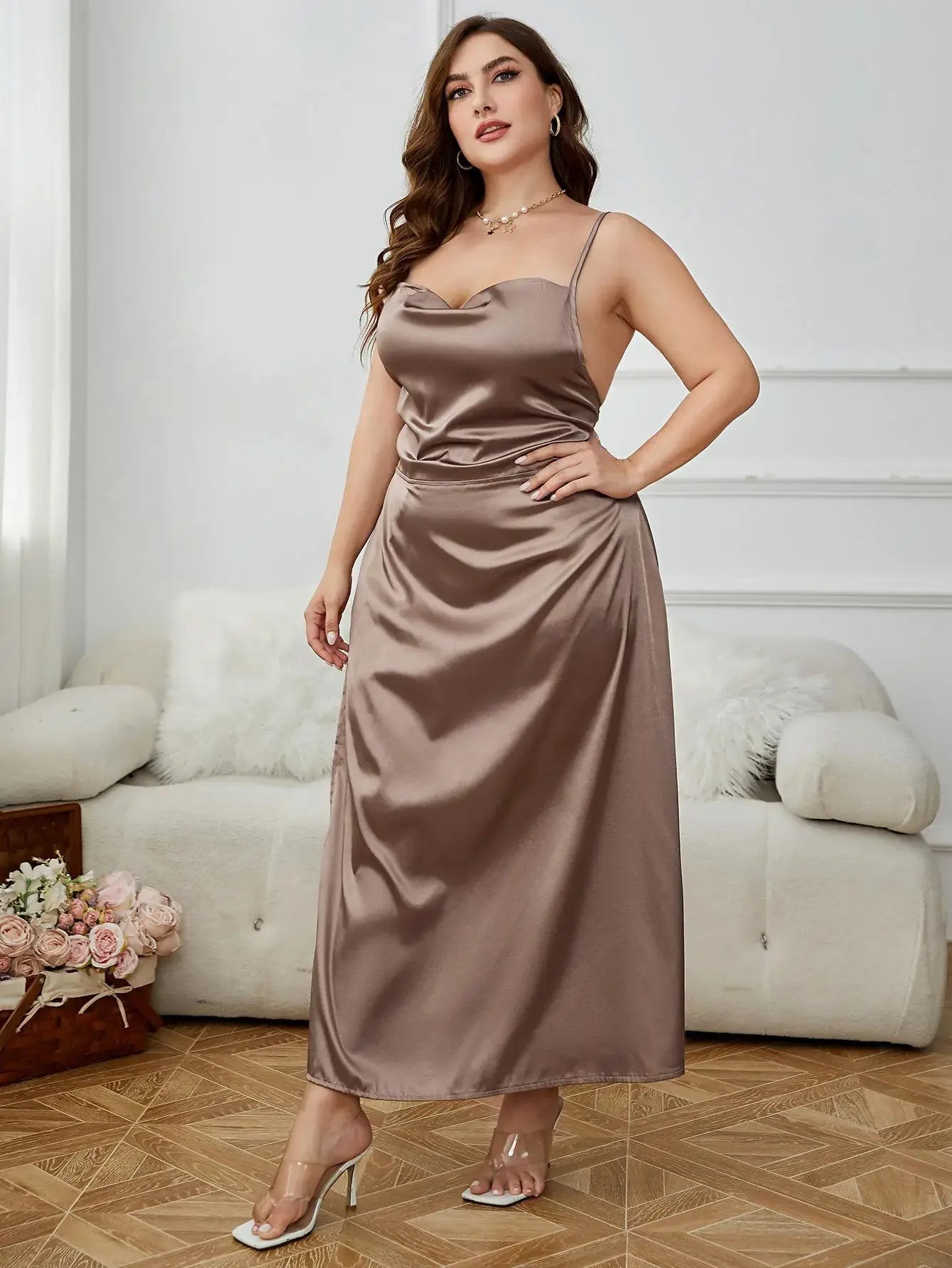 Backless Maxi Party Dress