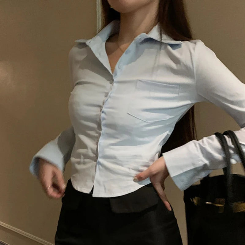 Slim Casual Blouse