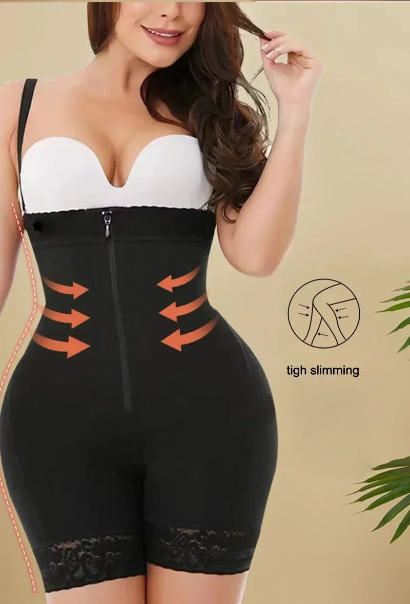 Colombian Full Body Shaper Butt Lifter Bodysuits Tummy Control Panties