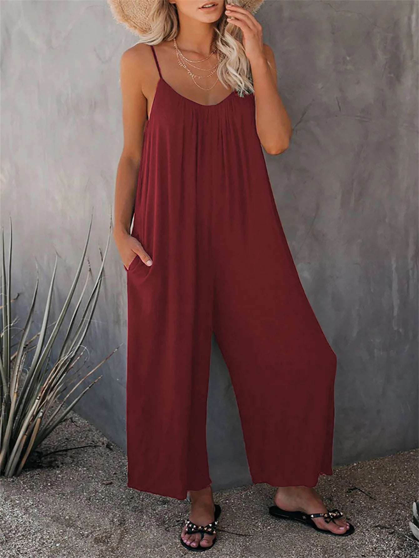 Suspender Pocket Jumpsuit