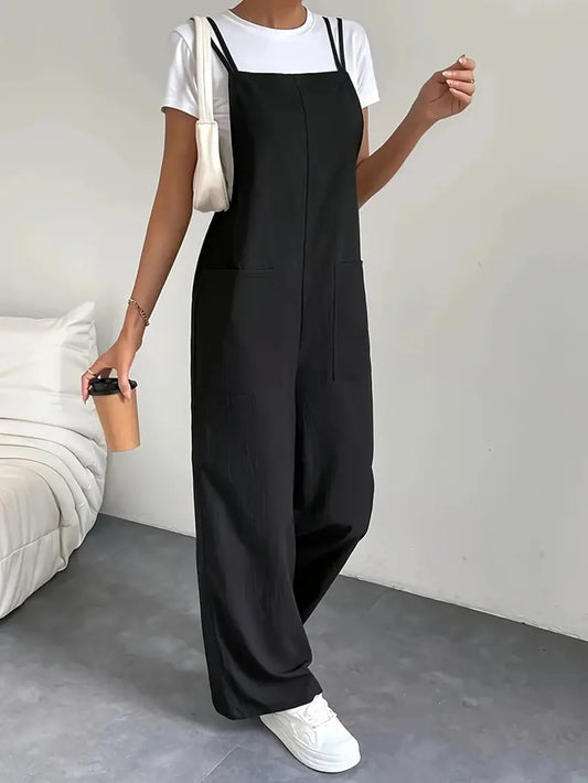Jumpsuit Pants with Pockets