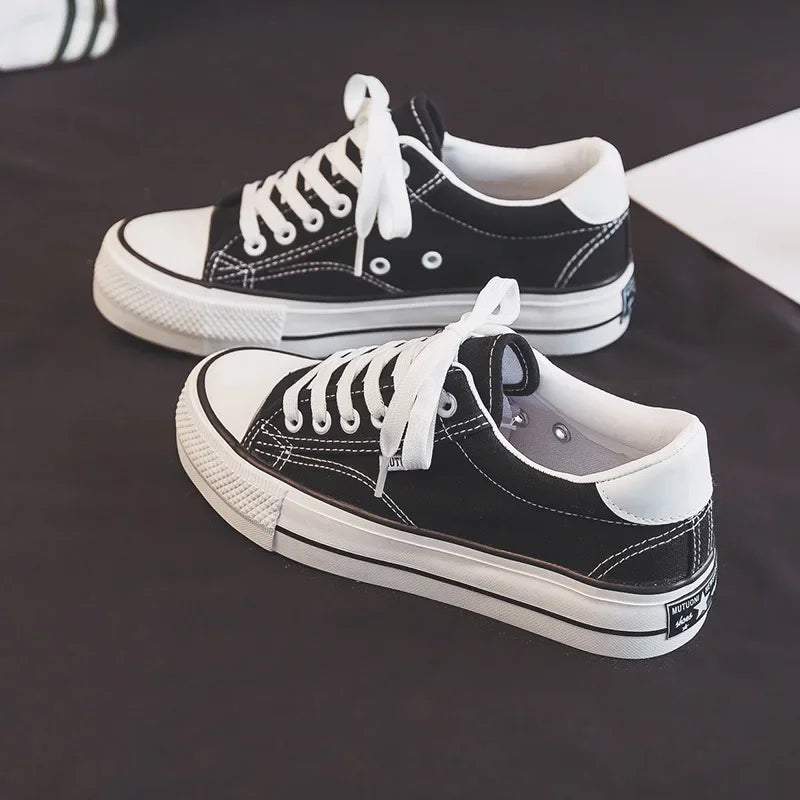 Low-Top Canvas Sneakers