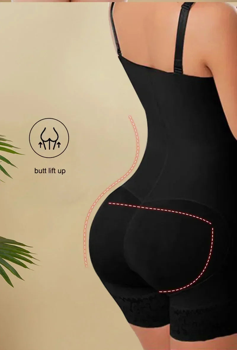 Colombian Full Body Shaper Butt Lifter Bodysuits Tummy Control Panties