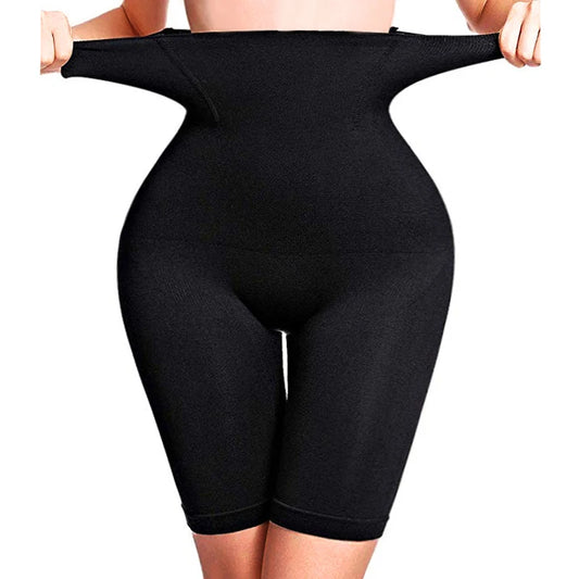 High Waist Flat Angle Shaper Buttocks Lifting Body Shaping Slimming Shorts Waist Trainer