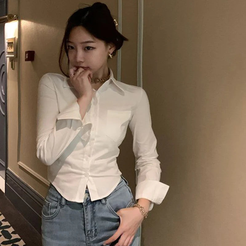 Slim Casual Blouse