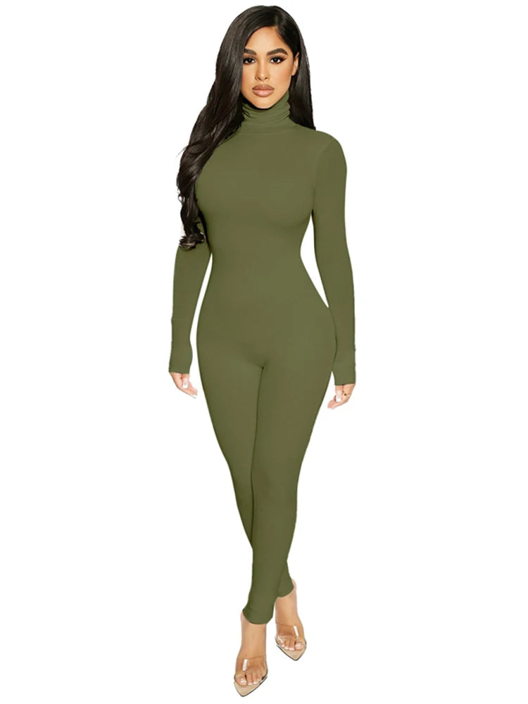 Long Sleeve Turtleneck Romper