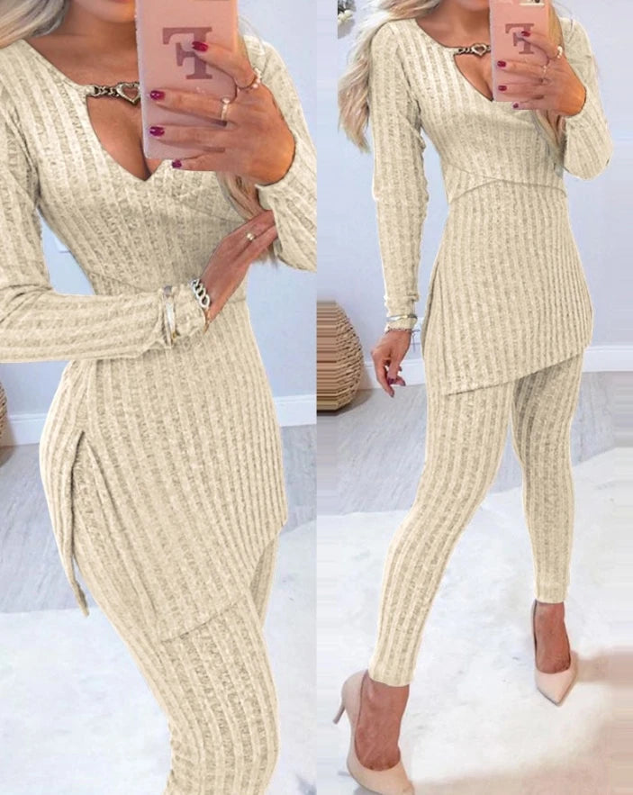2 Piece Suits Women Long Sleeve