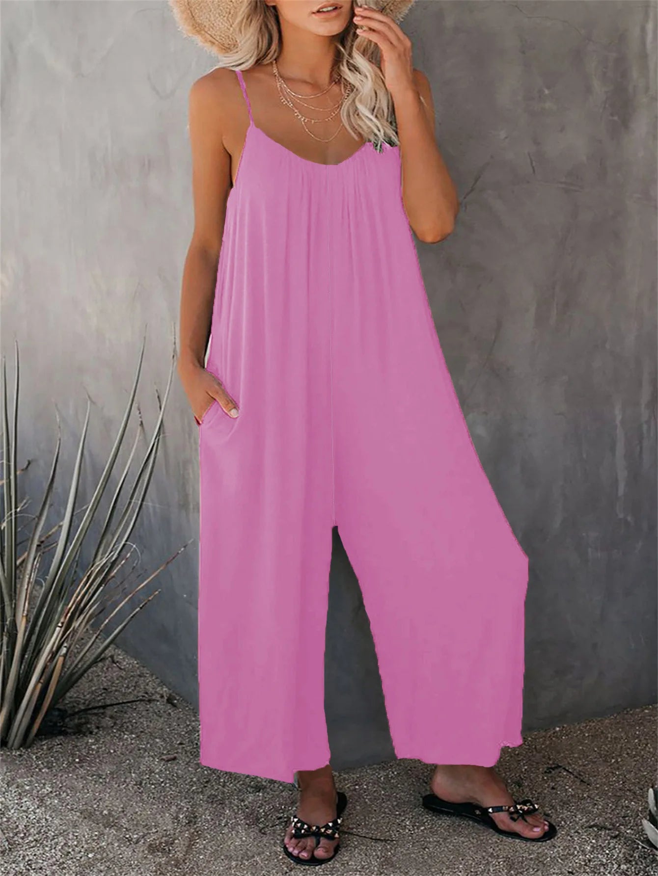 Suspender Pocket Jumpsuit