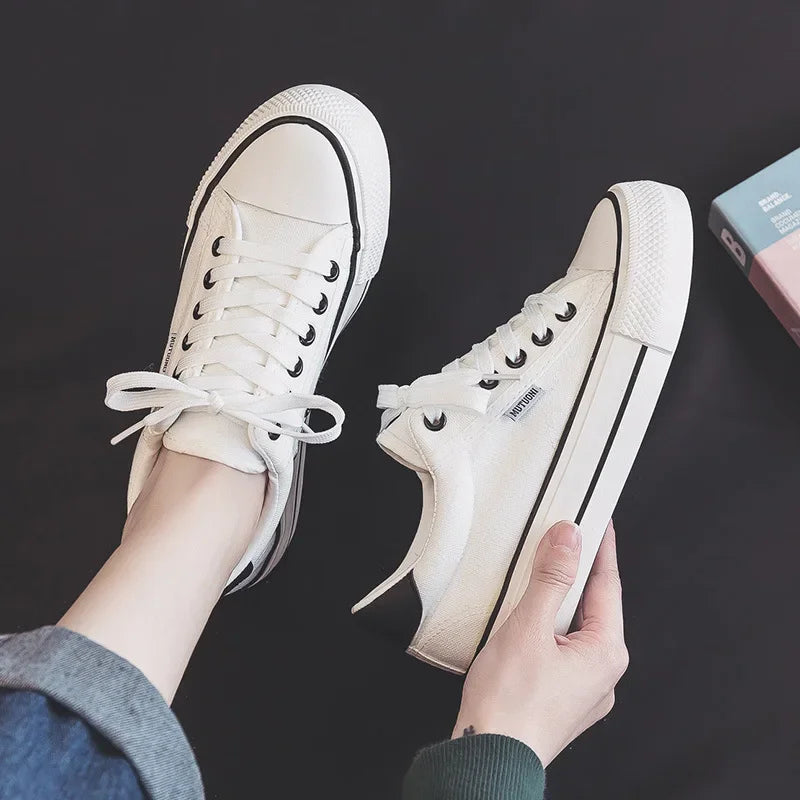 Low-Top Canvas Sneakers