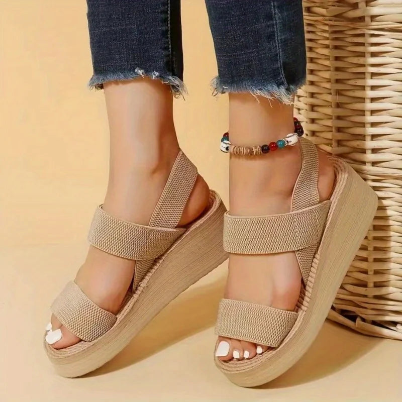 Open Toe Wedge Sandals